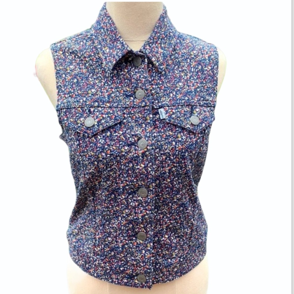 LEVI’S | Speckle print button up vest - Picture 2 of 9